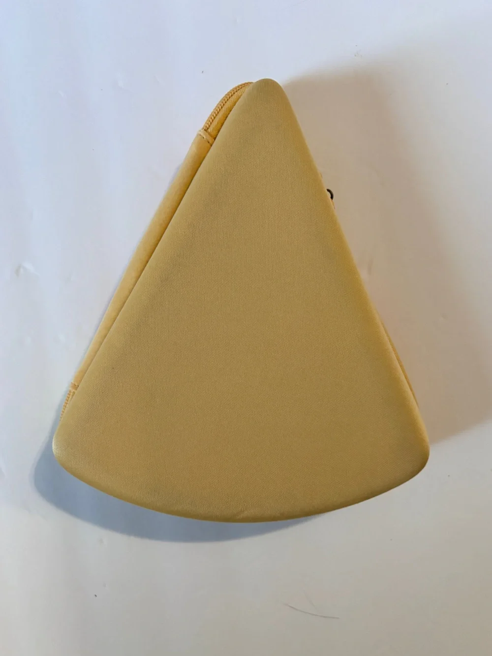 Pizza Slice Novelty Zipper Pouch in Yellow & Red
